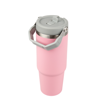 Trip 900 ml steel mug engraved/UV - pink