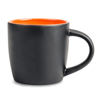 Boston mug for engraving matte black - inner orange carton 36 pcs.