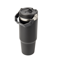 Trip 900 ml steel mug engraved/UV - black