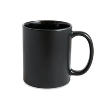 Magic mug matte black - black inside, carton 36 pcs.