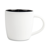 Boston mug for engraving matte white - inside black