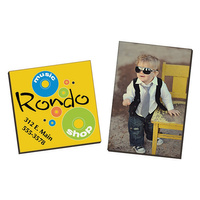 Hardboard square magnet 5.71x5.71 cm (4051) Unisub