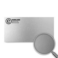 Aluminum sheet for engraving 4MD 30x60 cm silver/black matte