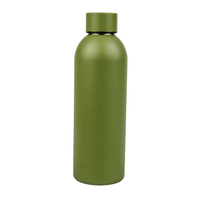 Steel bottle 500 ml for engraving - green