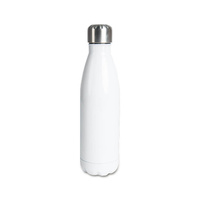 Steel Bowling Bottle 500ml white