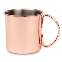 Steel mug 330 ml copper color