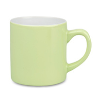 Light mug color mini green with cardboard box