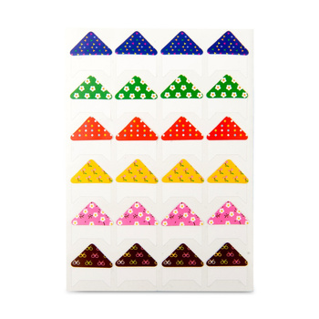 Scrapbook album - decorative stickers (triangles)