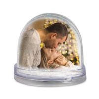 Photo water ball - gold glitter (set of 6 pieces)