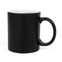 Mug for engraving matte black - inner white carton 36 pcs.