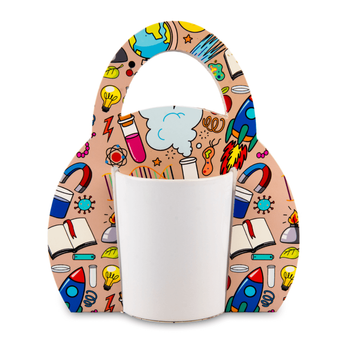Packaging/ cup holder - school pattern