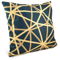 Photo soft pillowcase - pattern Golden zigzags