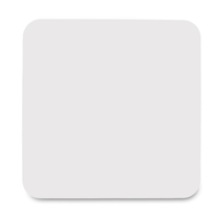 Acrylic coaster square 4MD / bark 9,5x9,5 cm - 10pcs