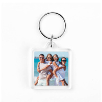CR_32 acrylic key ring - 32x32 mm (kpl. 5 pcs.)
