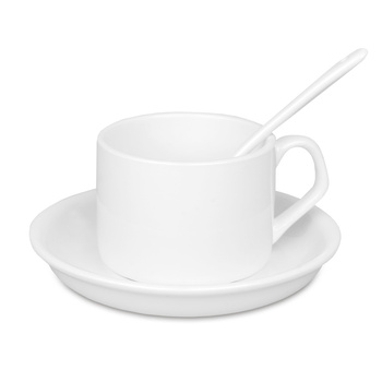 Cup with saucer and spoon (kpl. 6 pcs.) 125 ml