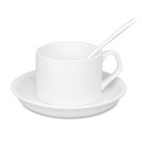 Cup with saucer and spoon (kpl. 6 pcs.) 125 ml