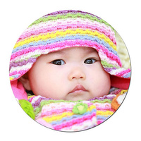 Photo panel white round 20,3 (aluminum) glossy ChromaLuxe (4144) - sale !