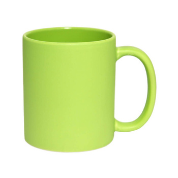 Frosted mug - green carton 36 pcs.
