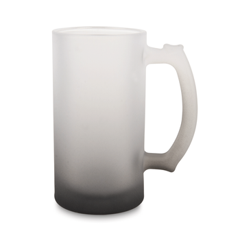 Glass tankard frosted gradient black