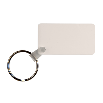 4MD acrylic key ring rectangular 30x55 mm (one-sided) - 10pcs