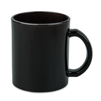 Magic glass mug black