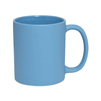 Frosted mug - blue carton 36 pcs.