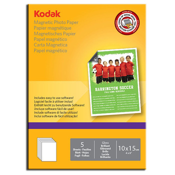 Kodak Magnetic Photo Glossy 10x15 inkjet paper (5ark.)