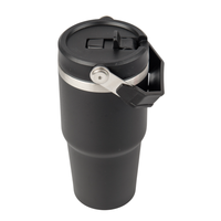 Trip 600 ml steel mug engraved/UV - black