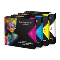 Sublisplash cartridges set of 4 CMYK colors for Ricoh SG3110/7100/SG400/800