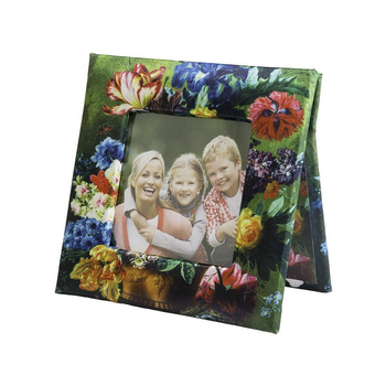 Cardboard frame /canvas texture/ 10x10 cm (pattern 9227)