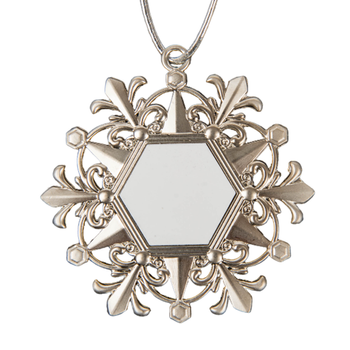 Metal ornament - snowflake