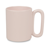 Mug light color ear oval pink carton 36 pcs.
