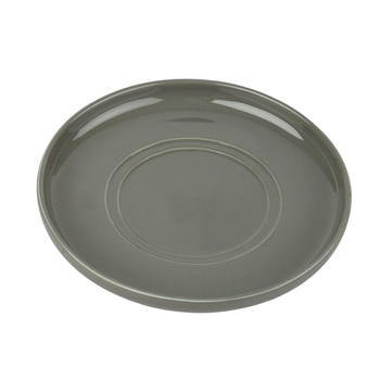 Plate - cup holder Macaroni dark grey