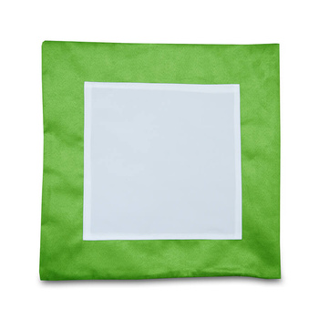Pillowcase 40x40 suede - green + insert