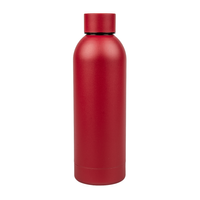 Steel bottle 500 ml for engraving - red