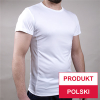 Active men's training shirt White XXXL