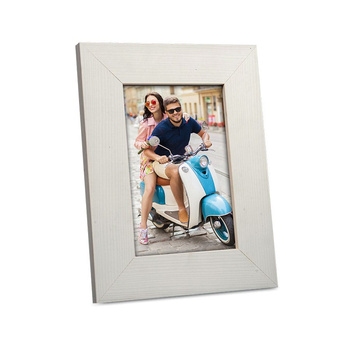 Wooden frame for photos 10x15 - white color