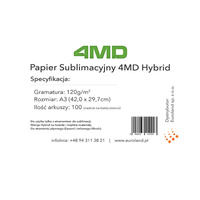 Sublimation Paper 4MD Hybrid A3 120g/m2