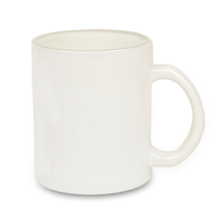 Glass mug - white carton 36 pcs.