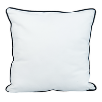 Pillowcase 40x40 white with black border (set of 10 pieces)