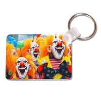 Rectangular aluminum key ring (double-sided) Unisub (5995)