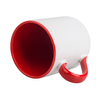 Coffee mug 330 ml Combo - handle and inside red