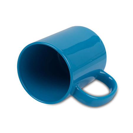 Shiny blue mug