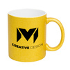 Gold glitter mug