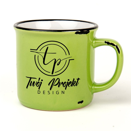 Camper Retro mug light green 280 ml carton 36 pcs