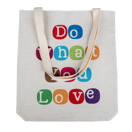 Linen shoulder bag 33.5x38 cm - light beige