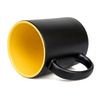 Mug for engraving matte black - inner yellow carton 36 pcs.