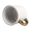 Mug white Camper rim and handle gold carton 36 pcs.