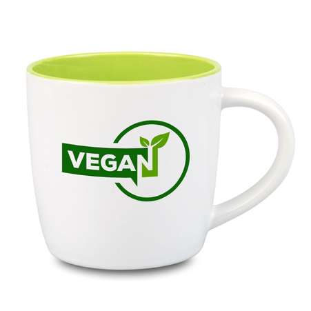 Boston mug for sublimation white - inner light green carton 36 pcs.