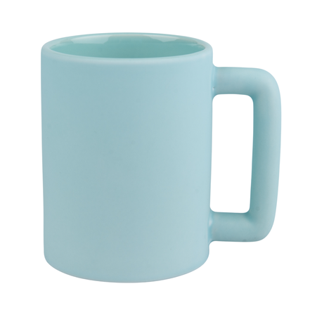 Kubek 440 ml matowy Leo zielony karton 36 szt.